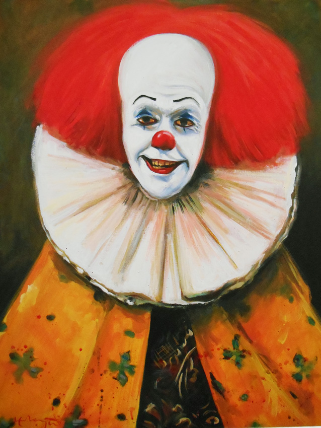 Clown With A Ruffled Collar