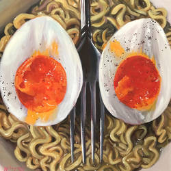 Ramen Owl Face