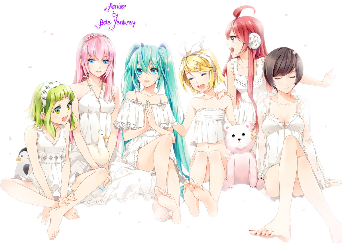 Render 6 chicas vocaloid