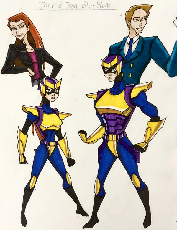 The Bluestone Twins/The Next Angel Defenders by EmilyDfan on DeviantArt