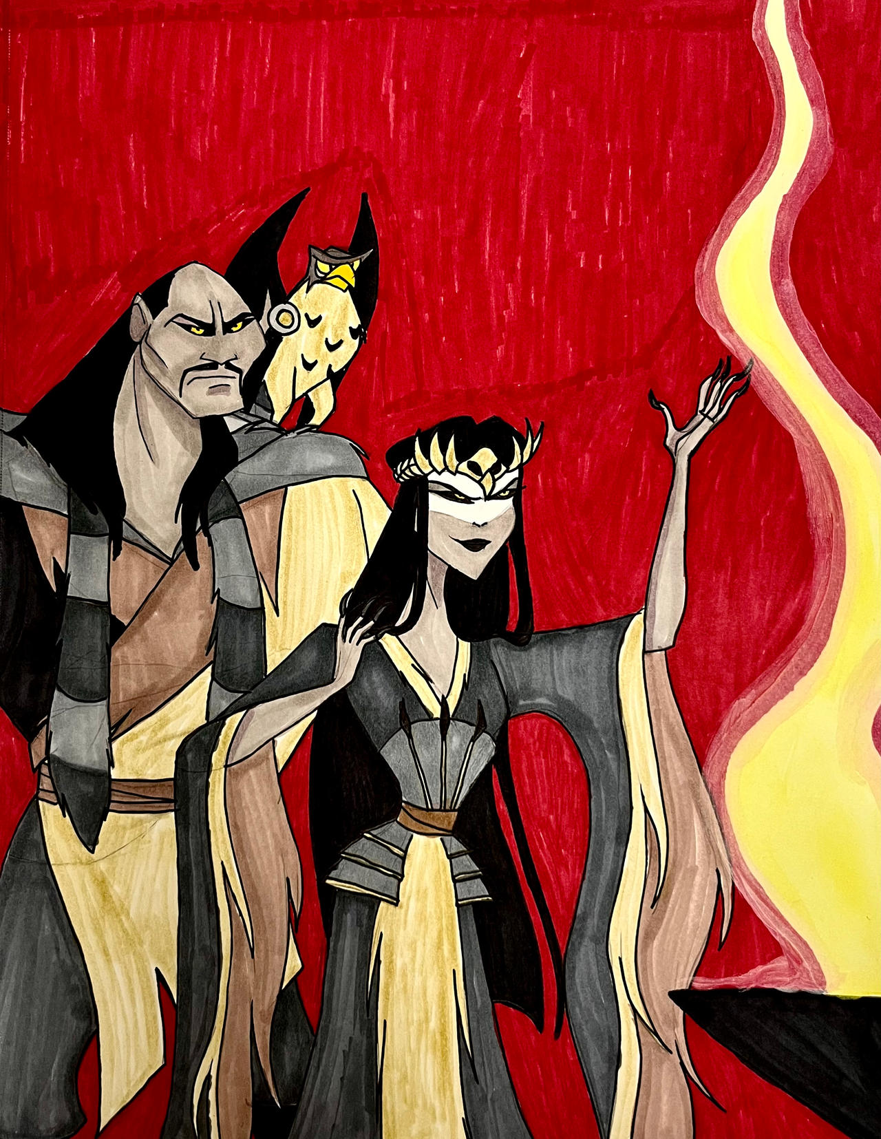 Shan Yu And The Witch By EmilyDfan On DeviantArt shan-yu-and-the-witch-by-emilydfan-on-deviantart
