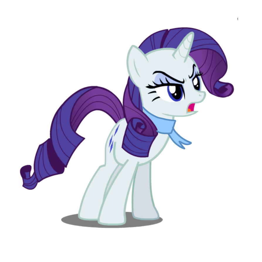 Rarity right pose by pinkpink99 on DeviantArt