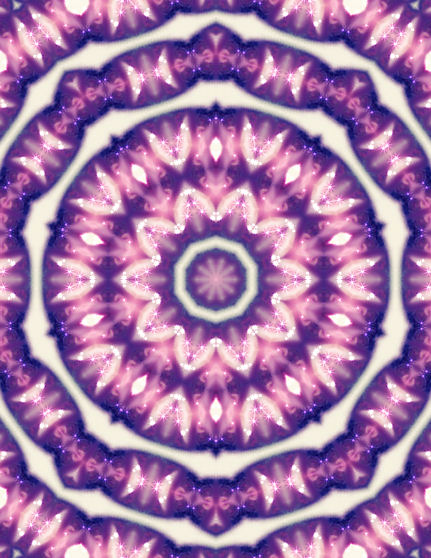 Pink butterfly kaleidoscope