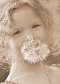 Girl with a dandelion