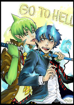 Ao no Exorcist -AmaimonXRin