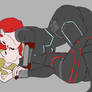 Natasha Romanoff and Yelena Belova - flat color