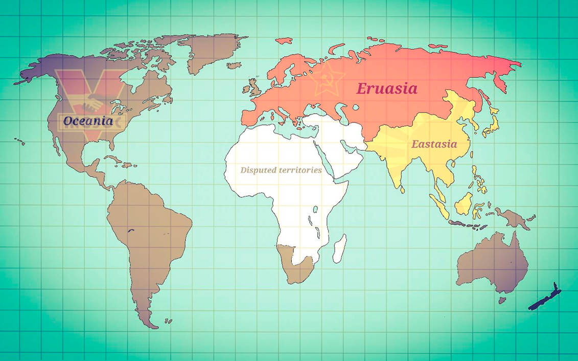 1984 world map by nazboljucheist on DeviantArt