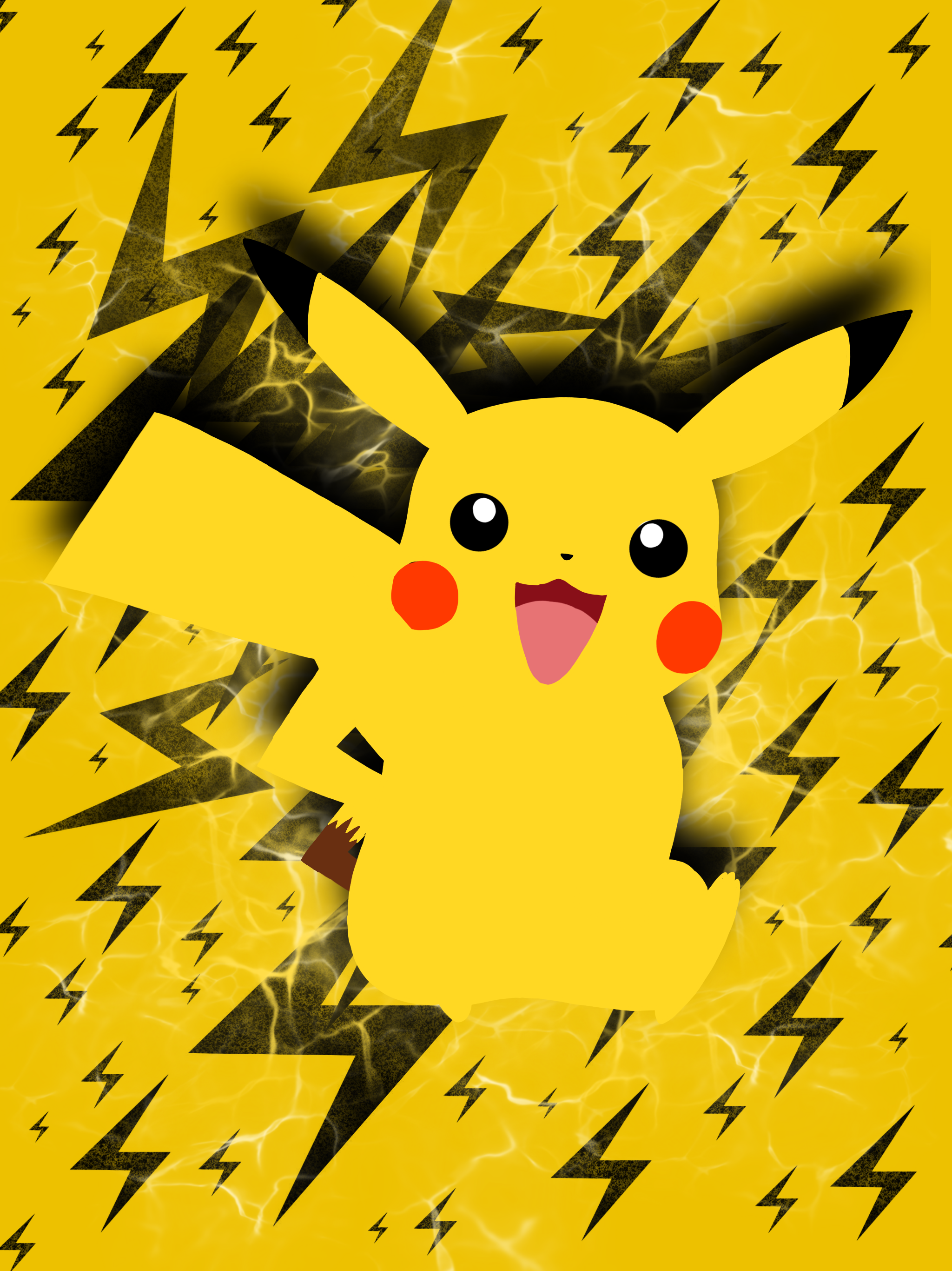 Pikachu Wallapaper (2048 x 2732 Pixels)