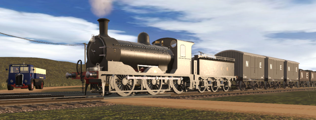 Trainz screenshot I: J36 in sun by 1891NBRGough on DeviantArt