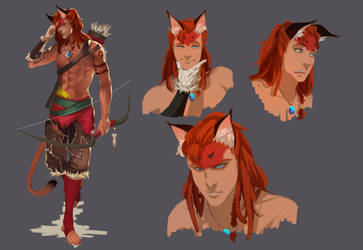 Ahver - character design- Dusk of Alatyria