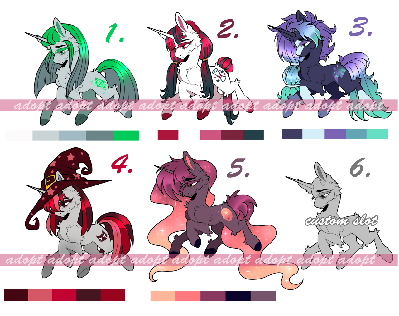 Unicorn Color Regions