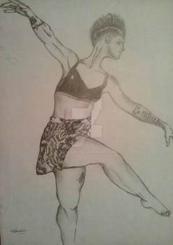 Graphite pencil art P!nk