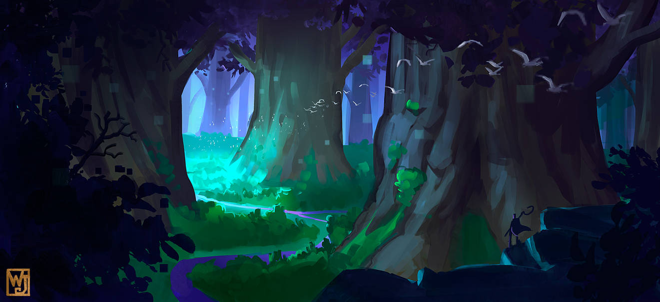 Elf forest by Waltjan on DeviantArt