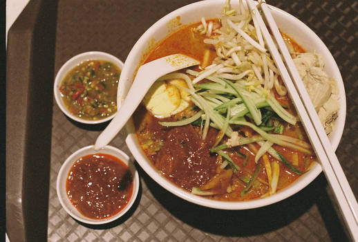 Traditional rice noodles.