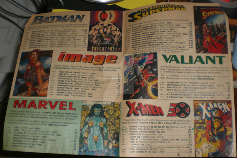 1993 comic catalogue by ArtBennyRGrau on DeviantArt