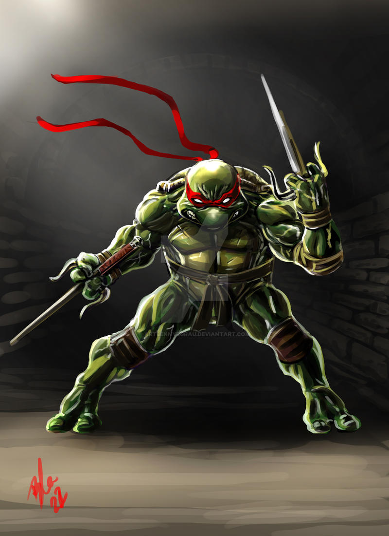 RAPH TNMNT by ArtBennyRGrau on DeviantArt