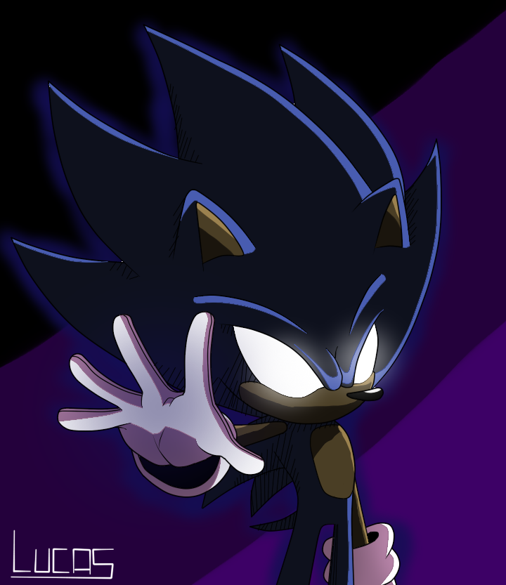 Dark sonic  Sonic, Sonic and shadow, Sonic fan characters