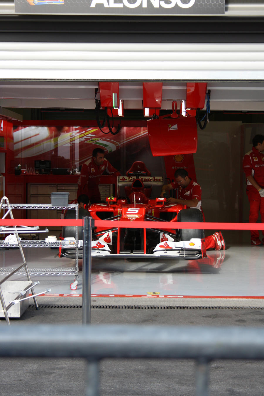 Alonso's Ferrari
