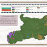 Bulgaria and Macedonia Ethnographic Map