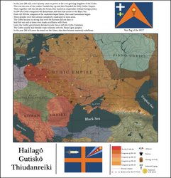Gothic Empire, 370 AD - Imperium Gothonicus Map 2 by IasonKeltenkreuzler