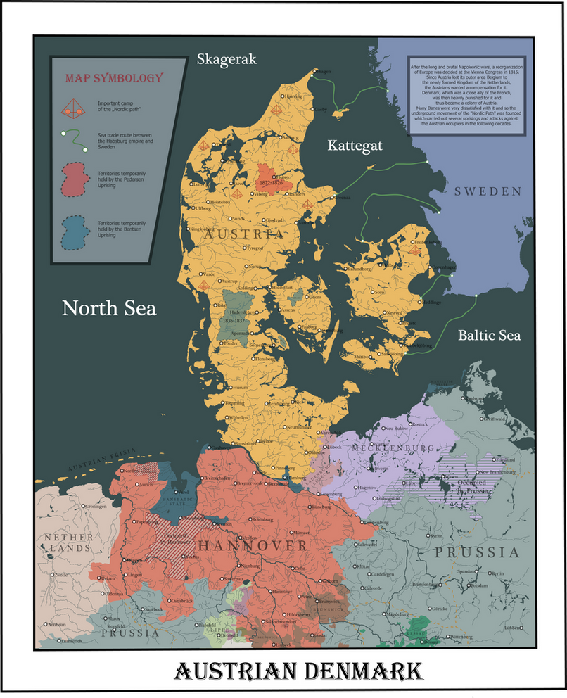 Vienna Denmark Austrian Denmark (Alternate Vienna Congress) by JonasGraf on DeviantArt