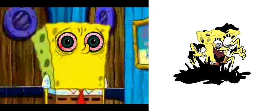Spongebob Rottiing Pibbified Corrupted SpongeBob be like by ClassicTails124 on DeviantArt