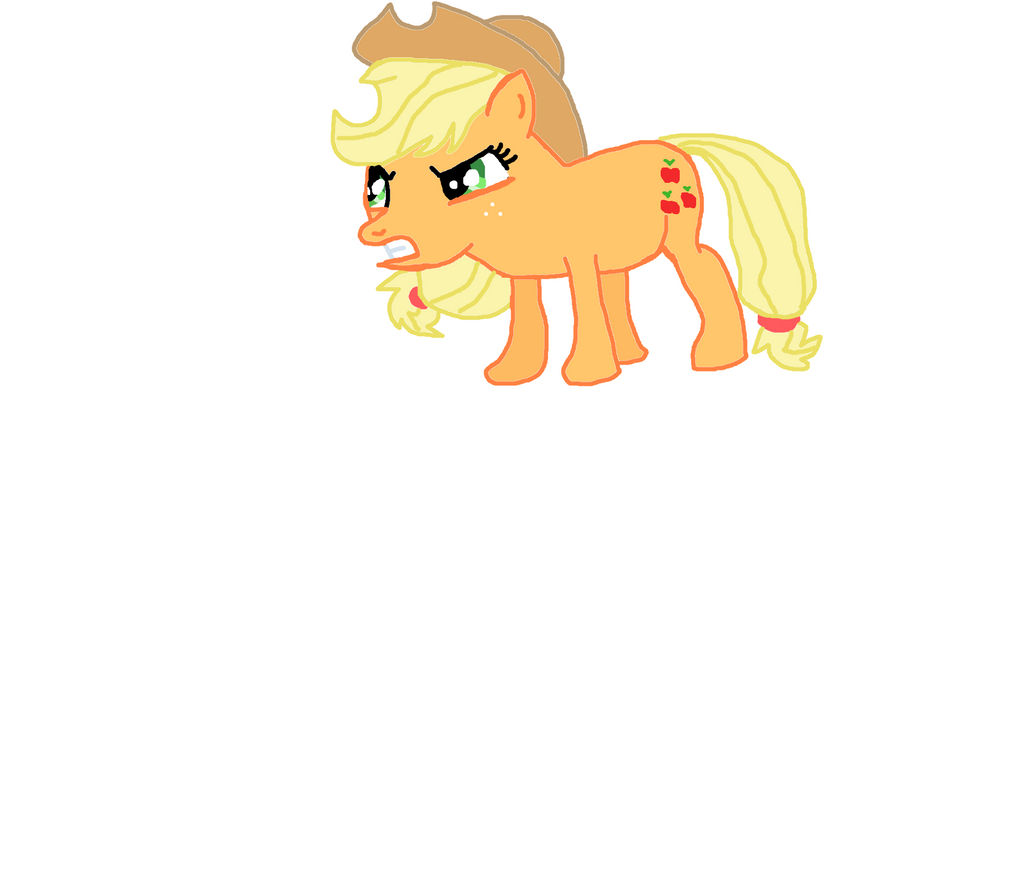 Applejack mad by roseylion17 on DeviantArt