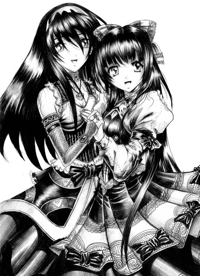 anime girls by ELZUCO