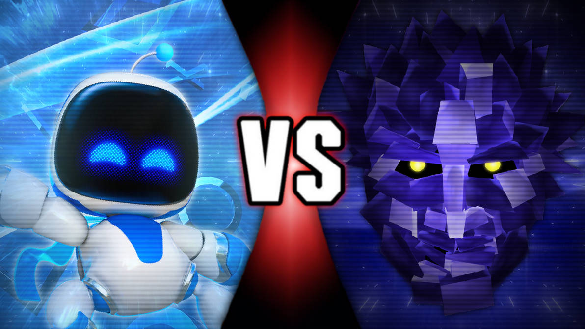 Astro Bot vs Polygon Man by JustanOtaku18 on DeviantArt