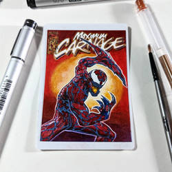 Carnage Sketch Card