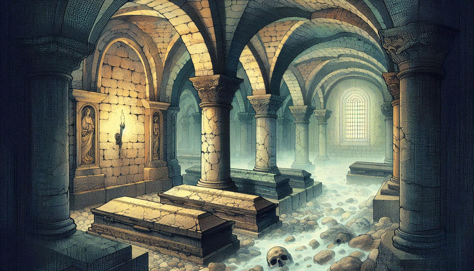 Crypt Space 09 Crypts by DnashkArt on DeviantArt