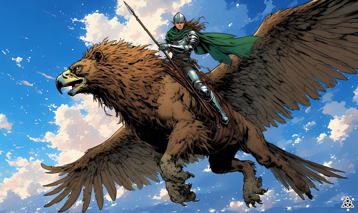 Gryphon Rider Griffon-rider-02 by DnashkArt on DeviantArt