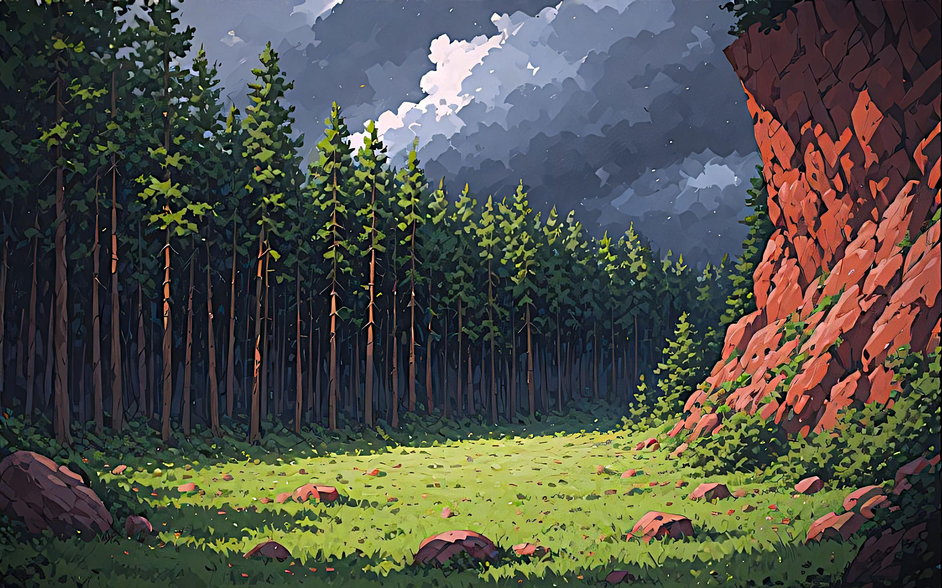 Red-ridge-02 by DnashkArt on DeviantArt