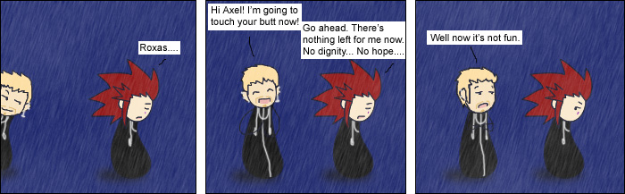 Sad Axel in the Rain