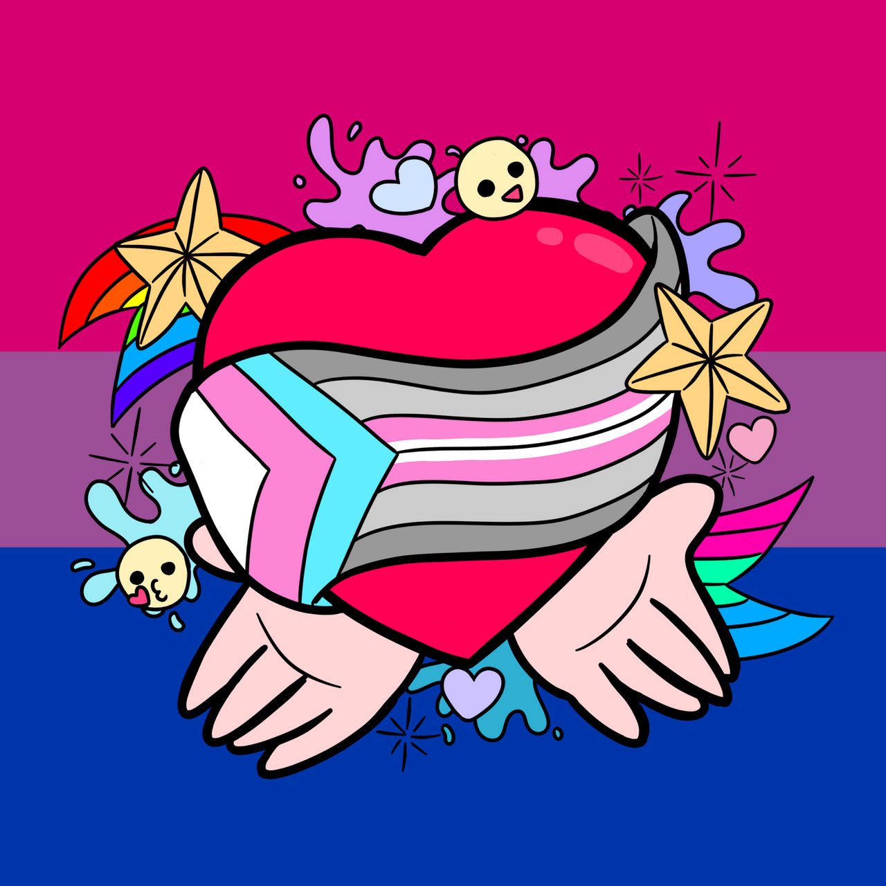 All out with pride by Nastyafnf on DeviantArt