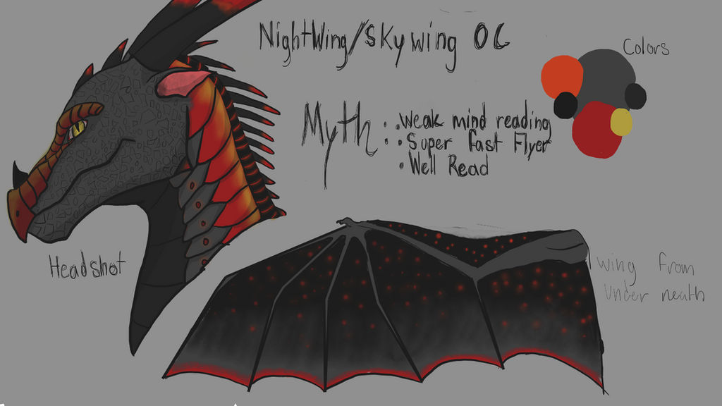 Nightwingskywing Myth Oc By Dragonofyore On Deviantart