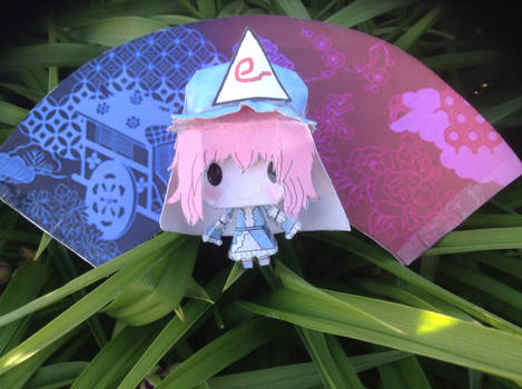 Touhou chibi Yuyuko Saigyouji papercraft