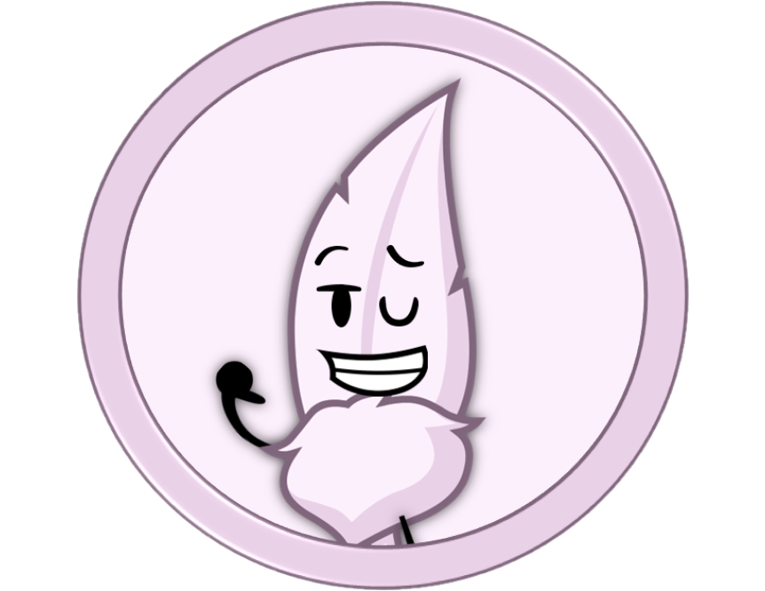 Safe Token Bfdi BFDI Mini #1 - Pastel Feather | OSC Tokens by Ebigemu on DeviantArt