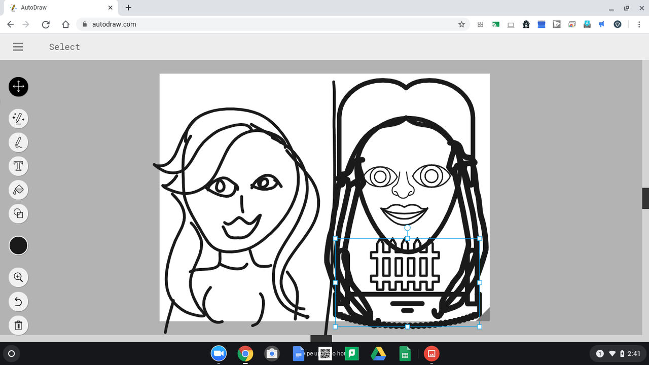 AutoDraw AI online for Free Experiments with Google