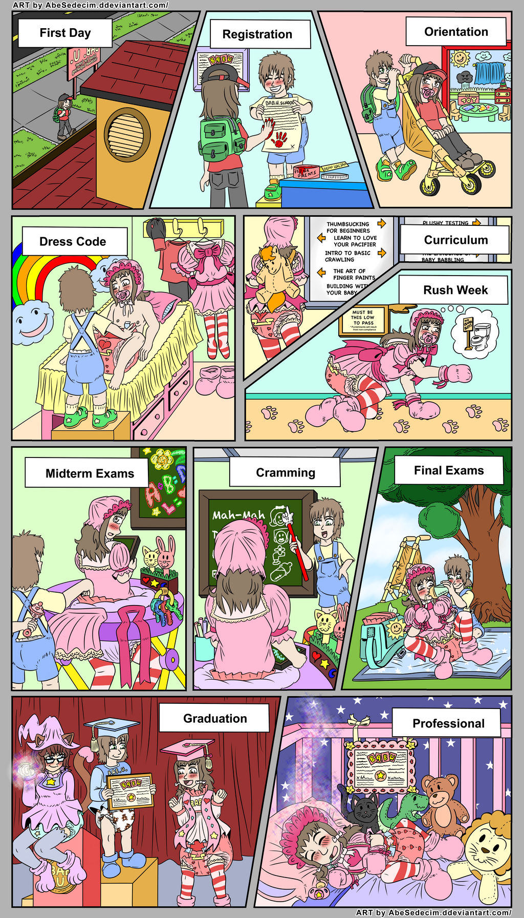 Bab School Graduate By AbeSedecim On DeviantArt bab-school-graduate-by-abesedecim-on-deviantart