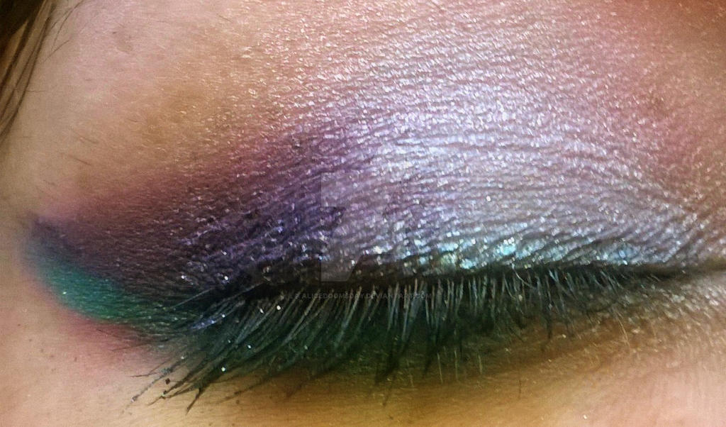 MLP Themed Eye Shadow Experiment: Rarity by alicedoomsday on DeviantArt