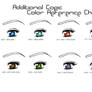 Copic Color Eye Chart