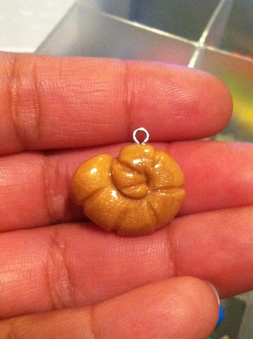 Ariel Shell Polymer Clay Charm