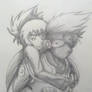 Anko/Kakashi - Piggyback (Sketch)