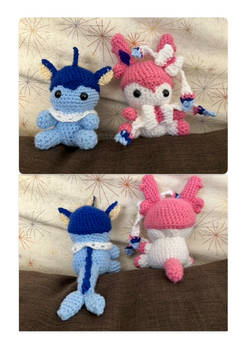 Vaporeon and Sylveon