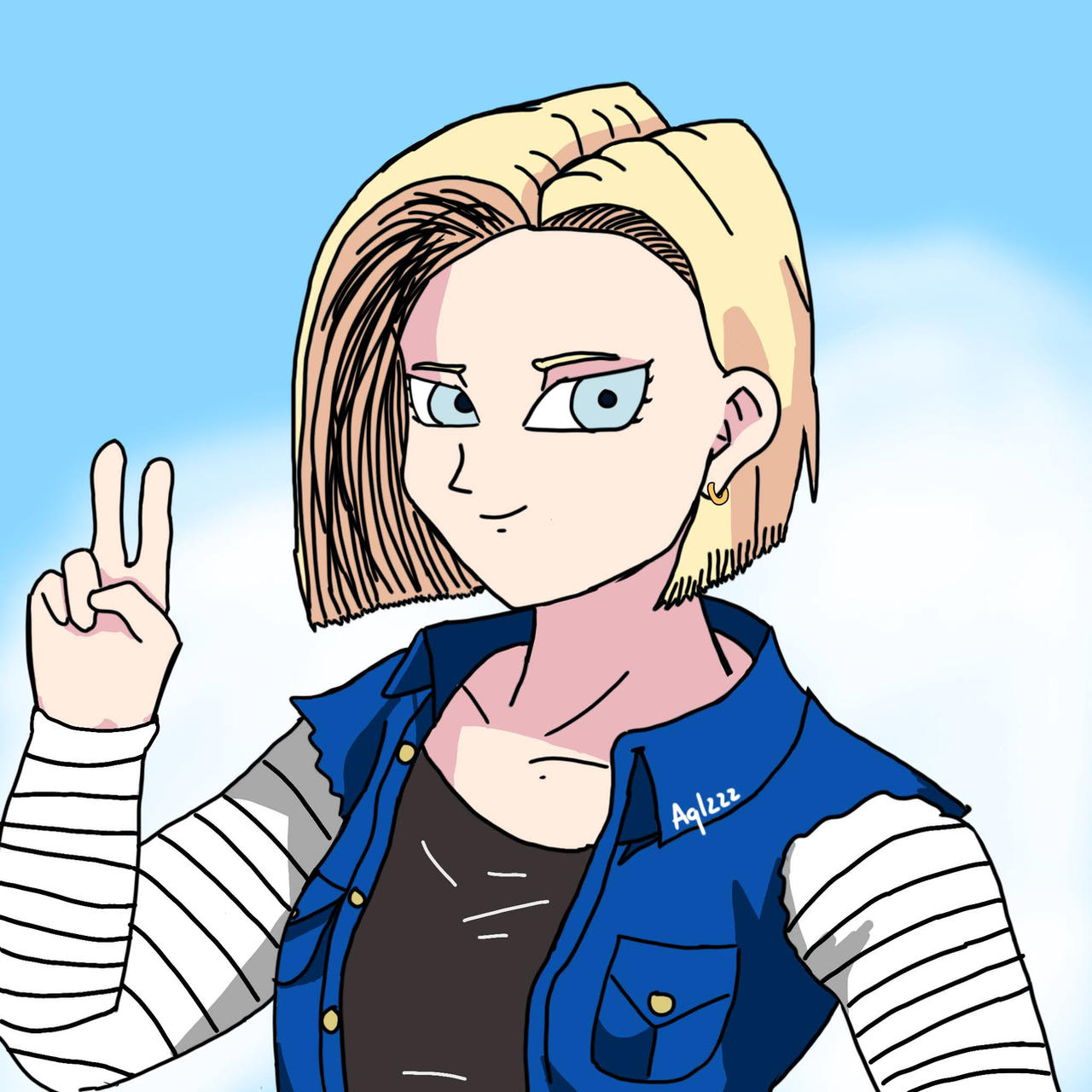 Android 18 Character Design Fanart of Android 18 by Aquilazzz on DeviantArt