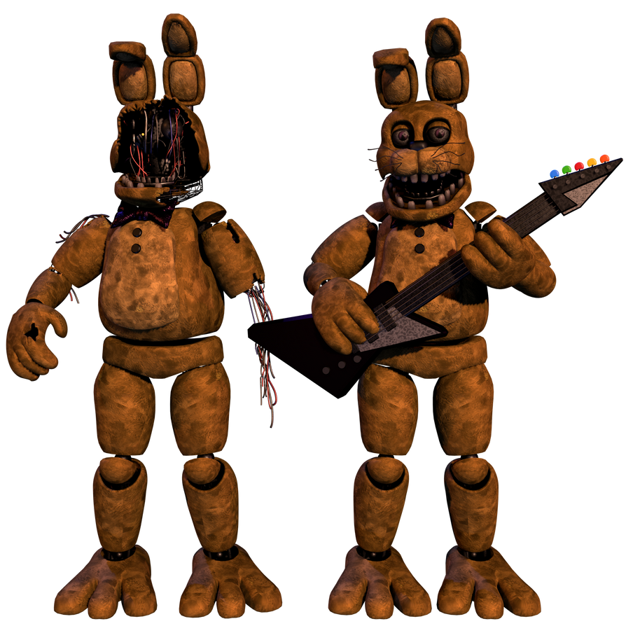 Spring Bonnie Pack UFMP FNaF2 SpringBonnie by StylizedFnafpack on DeviantArt