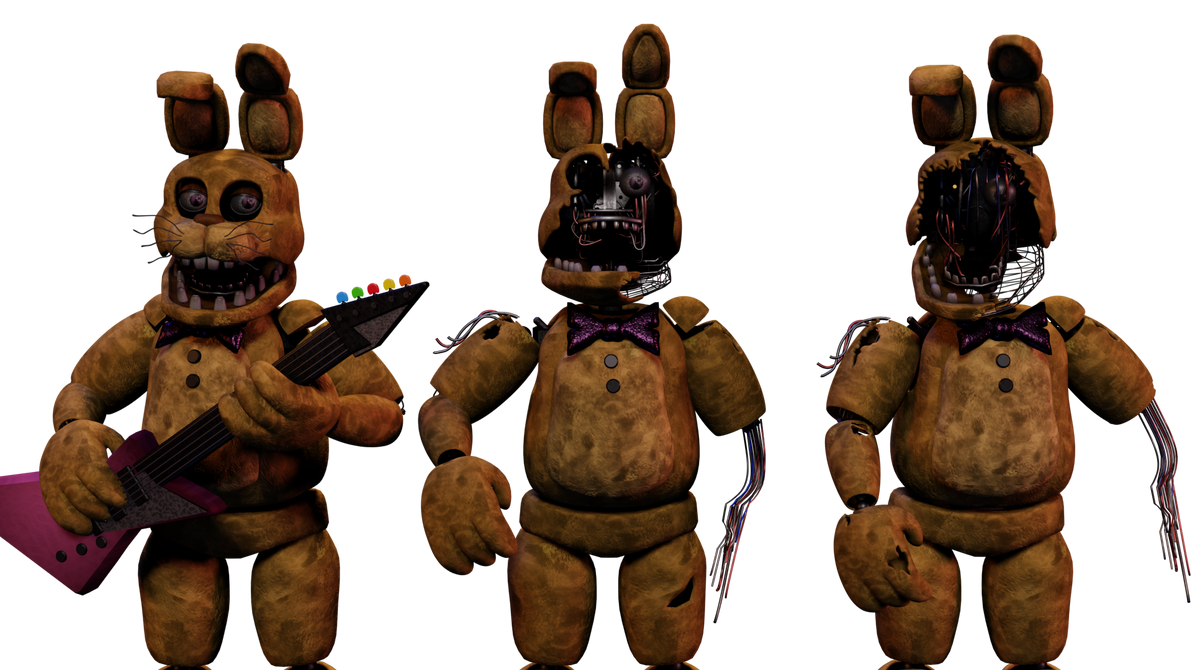 Fnaf 2 Spring UFMP SpringBonnie FNaF 2 by StylizedFnafpack on DeviantArt