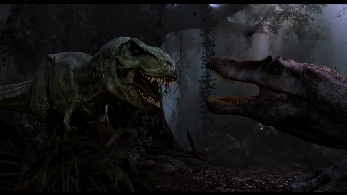 Spinosaurus VS T-Rex by StylizedFnafpack on DeviantArt