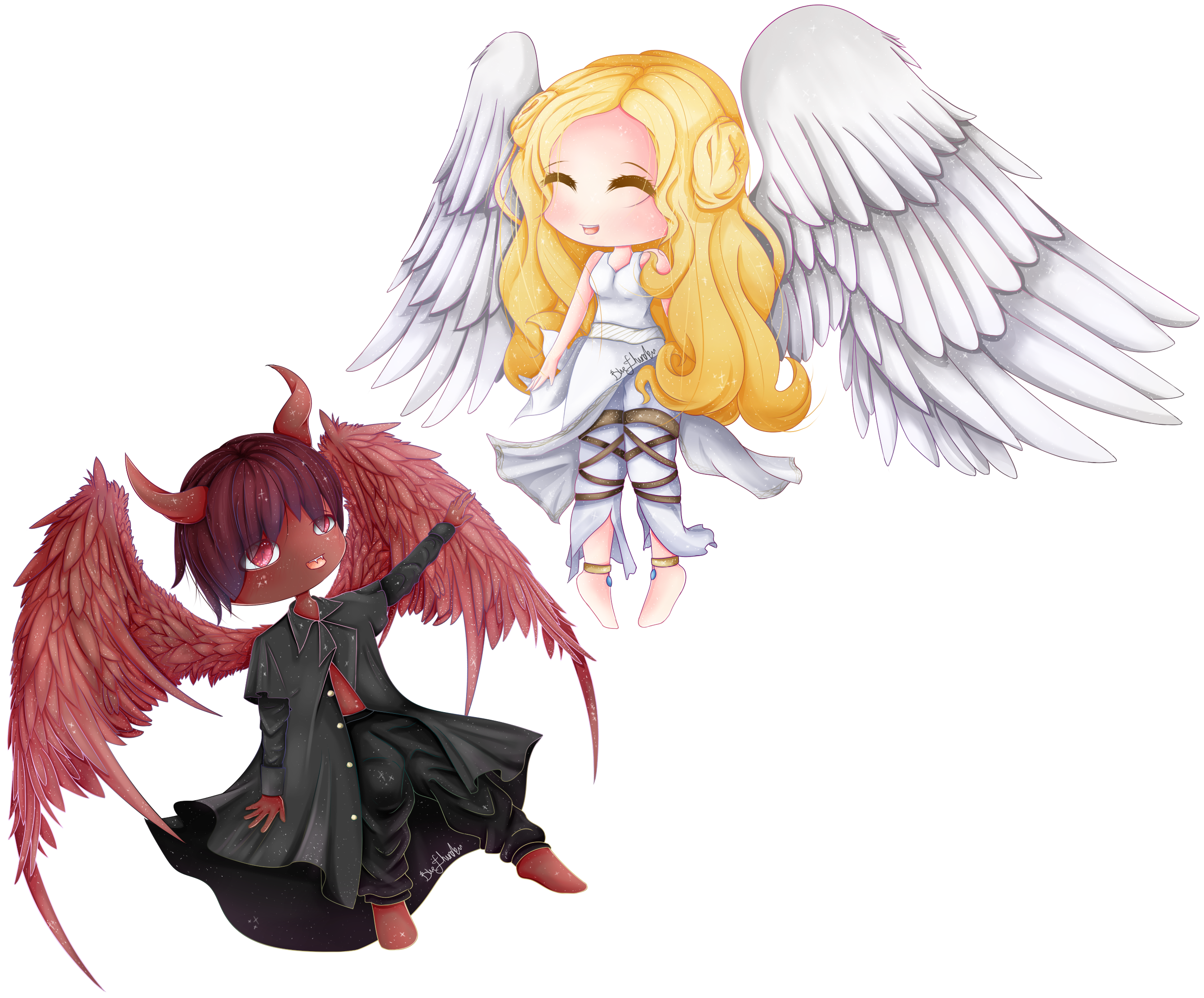 angel and demon love